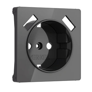 Изображение Накладка для розетки USB (графит акрил) W1179544