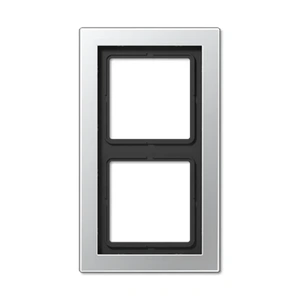 Изображение Рамка на 2 поста LS-design алюминий ALD2982 Jung