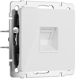 Изображение W1181041/ Розетка Ethernet RJ-45 (белый акрил) W1181041