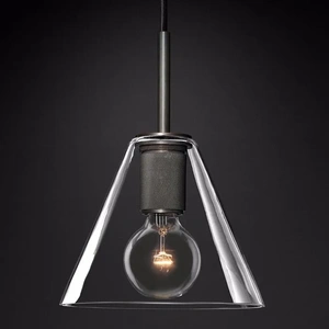 Изображение Подвесной Светильник Rh Utilitaire Funnel Pendant Black By Imperiumloft
