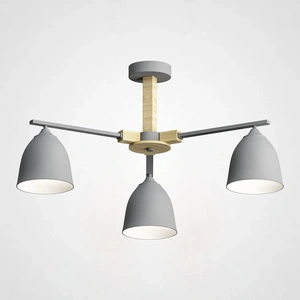 Изображение Потолочная Люстра Noa 3 Gray By Imperiumloft By Imperiumloft