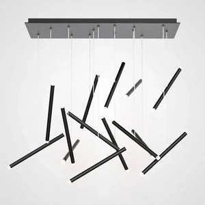 Изображение Люстра Dutti D0068 Led Chandelier Modern 14 Black By Imperiumloft