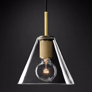 Изображение Подвесной Светильник Rh Utilitaire Funnel Pendant Brass By Imperiumloft