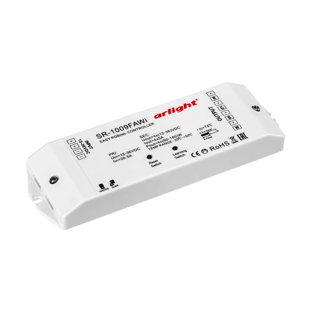 Контроллер SR-1009FA WiFi (12-36V, 240-720W) (Arlight, IP20 Пластик, 3 года) - Изображение