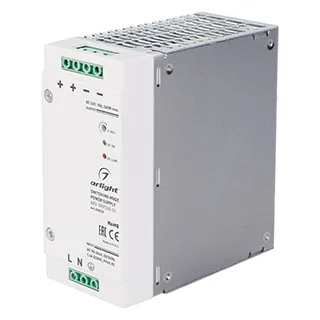 Блок питания ARV-DRP240-24 (24V, 10A, 240W, PFC) (Arlight, IP20 DIN-рейка) - Изображение