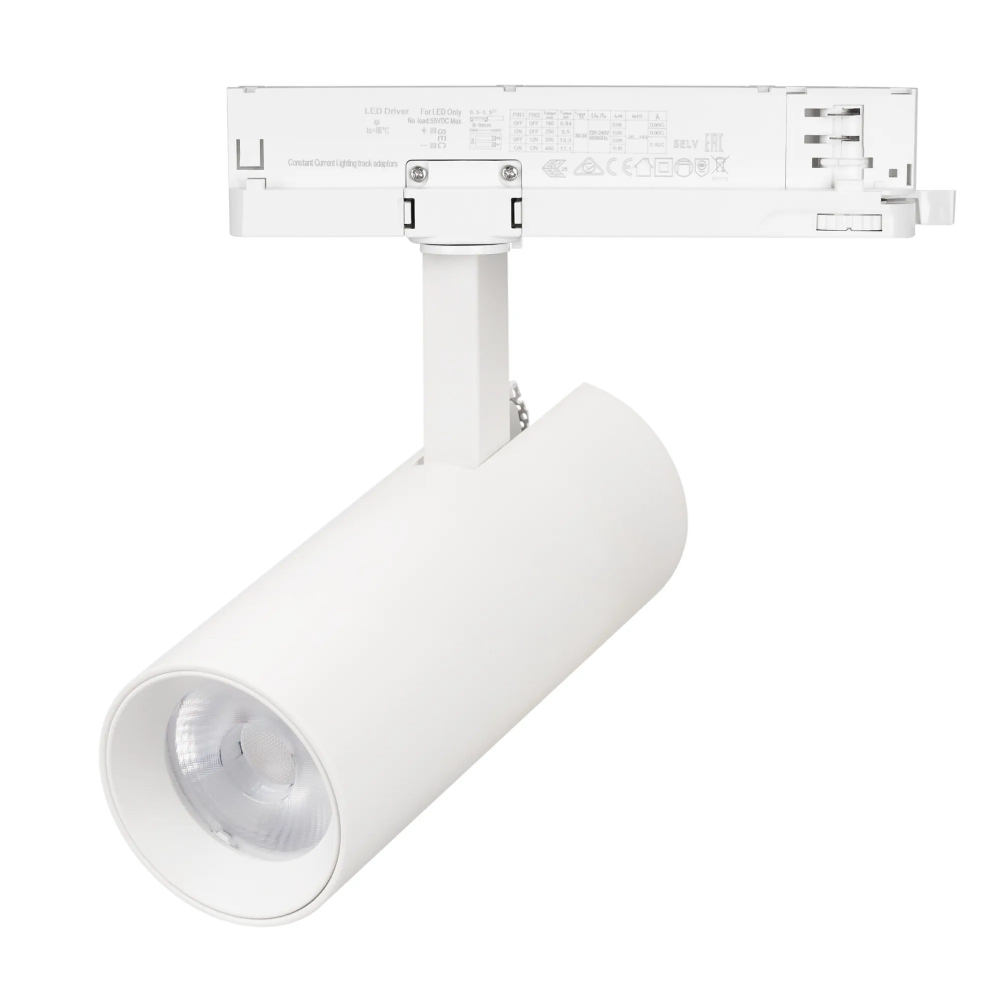 Светильник LGD-GERA-4TR-R74-20W Warm3000 (WH, 15 deg, 230V) (Arlight, IP20 Металл, 5 лет) - Изображение