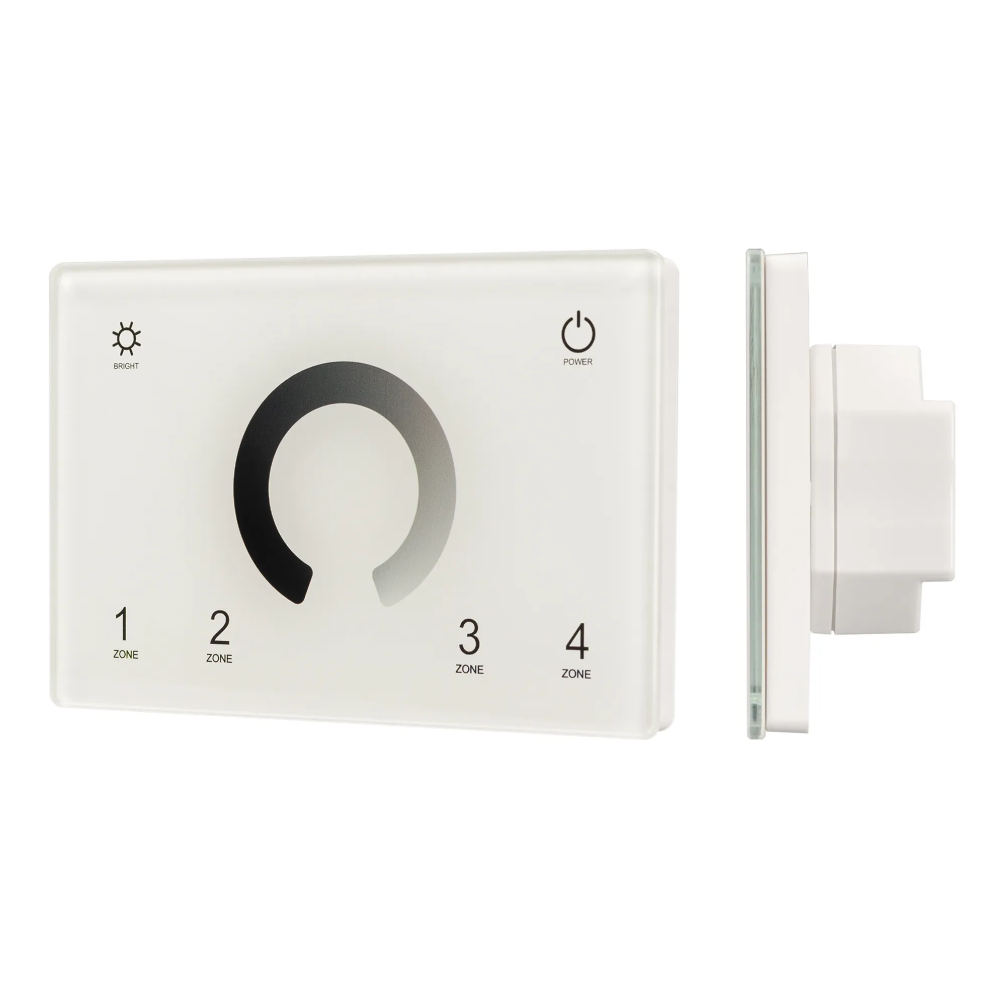 Панель Sens SMART-P79-DIM White (230V, 4 зоны, 2.4G) (Arlight, IP20 Пластик, 5 лет) - Изображение