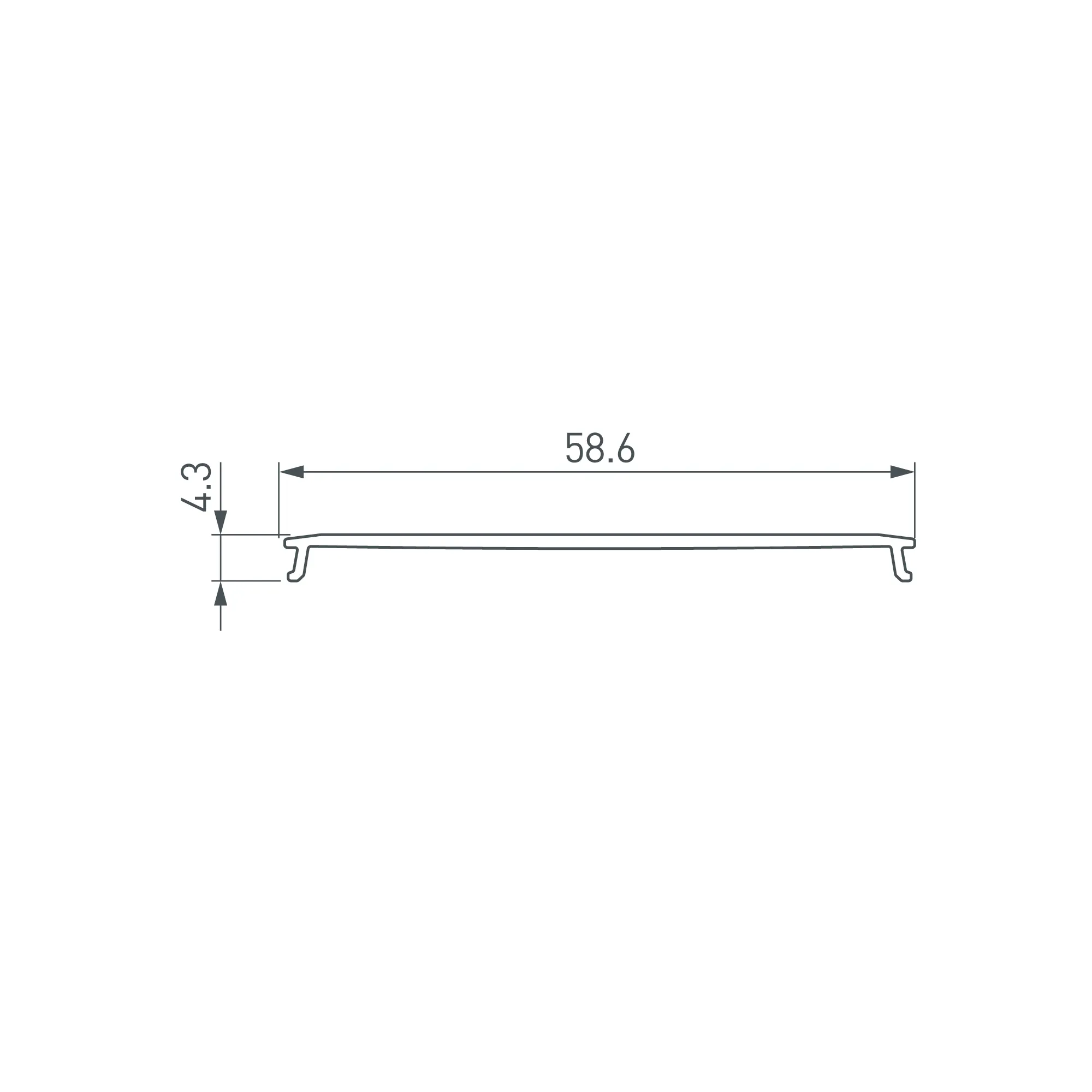 Экран LINE-6070-10m OPAL (Arlight, Пластик) - Изображение