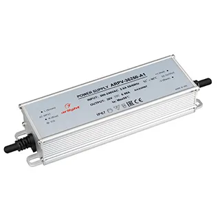 Блок питания ARPV-36250-A1 (36V, 6.95A, 250W) (Arlight, IP67 Металл, 3 года) - Изображение