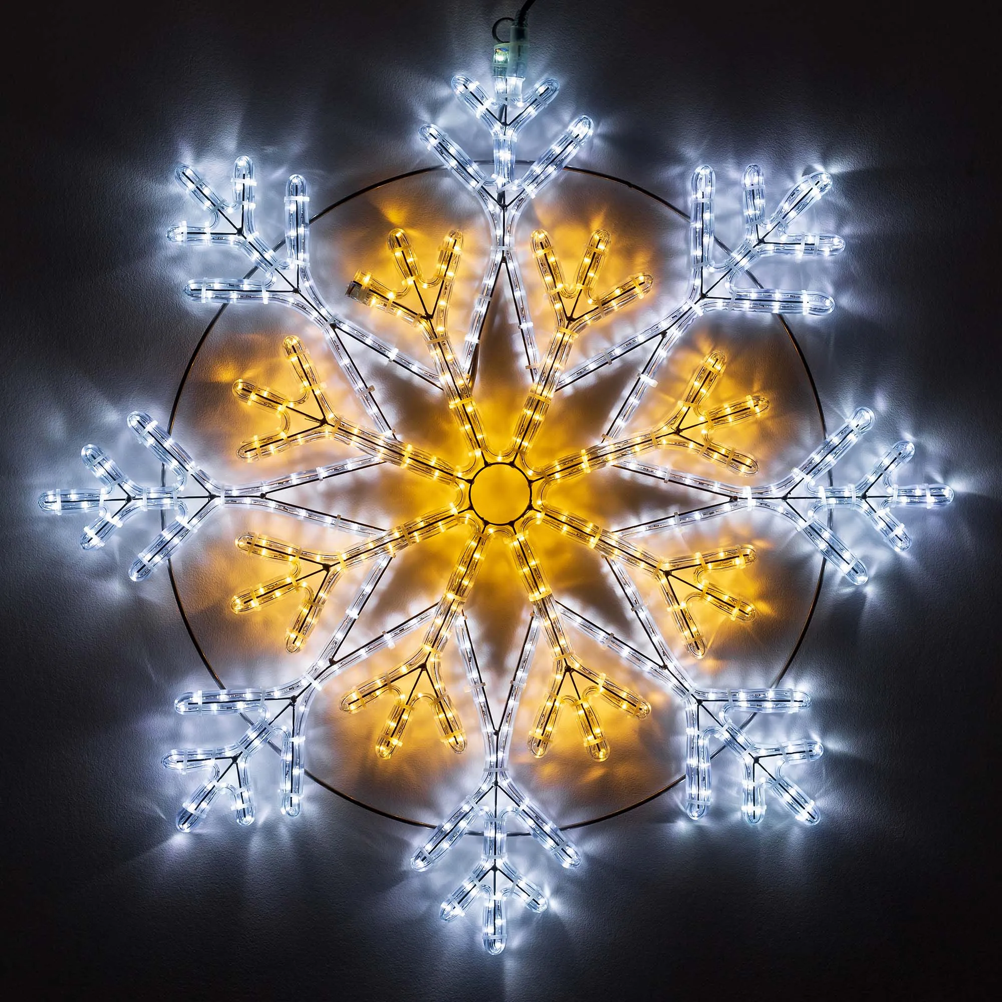 Фигура ARD-SNOWFLAKE-M12-900x900-576LED White/Warm (230V, 36W) (Ardecoled, IP65) - Изображение