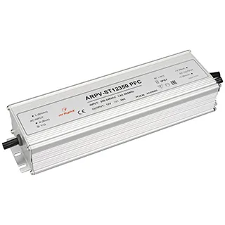 Блок питания ARPV-ST12350 PFC (12V, 29.0A, 350W) (Arlight, IP67 Металл, 5 лет) - Изображение