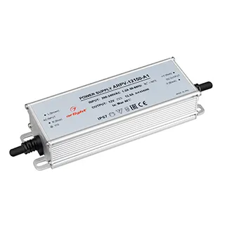 Блок питания ARPV-12150-A1 (12V, 12.5A, 150W) (Arlight, IP67 Металл, 3 года) - Изображение