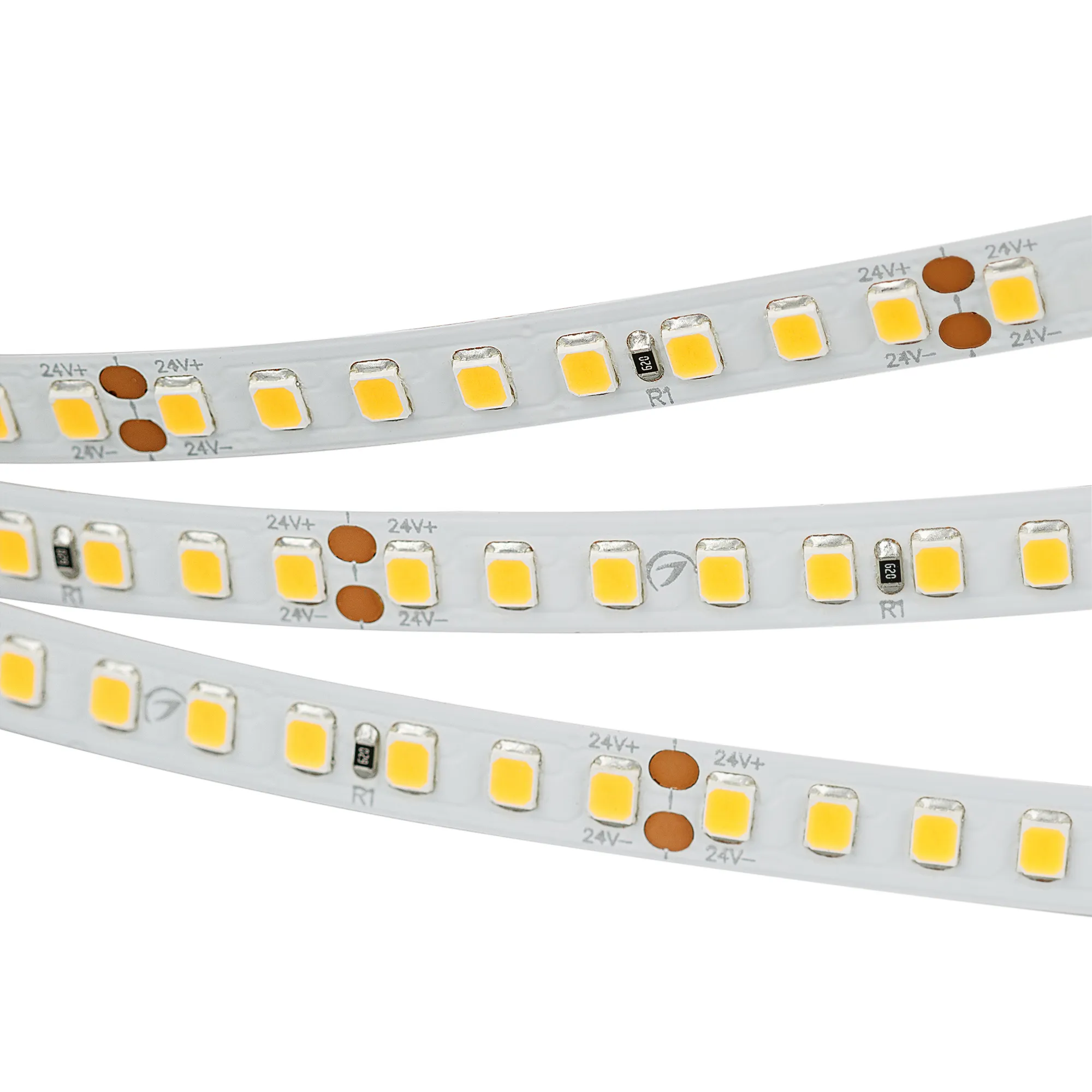 Лента светодиодная RT 2-5000 24V Day5000 2x (2835, 160 LED/m, LUX) (Arlight, 12 Вт/м, IP20) - Изображение