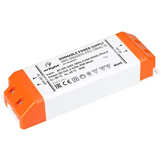 Блок питания ARV-SN24075-PFC-TRIAC-B (24V, 3.1A, 75W) (Arlight, IP20 Пластик, 3 года) - Изображение