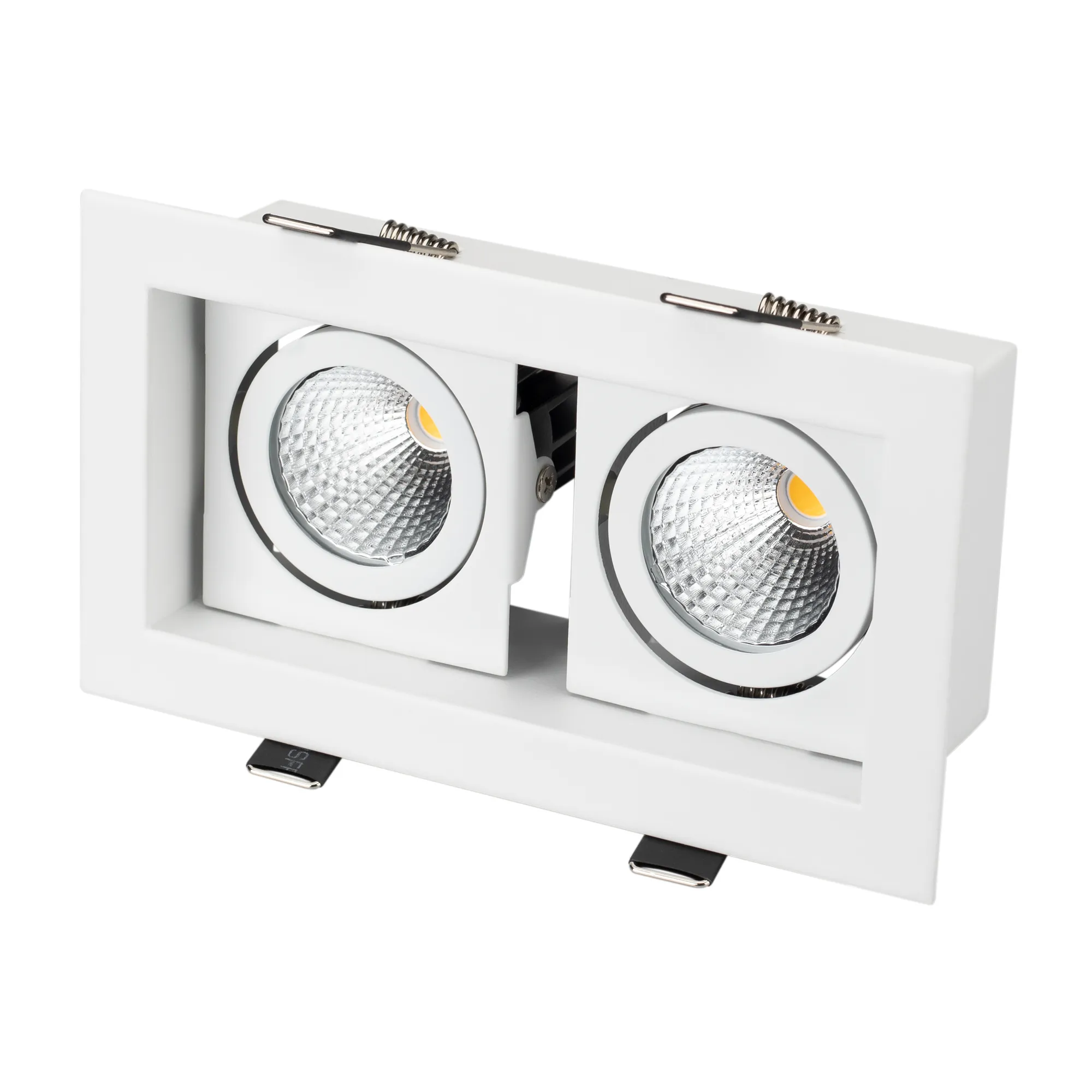 Светильник CL-KARDAN-S180x102-2x9W Warm (WH, 38 deg) (Arlight, IP20 Металл, 3 года) - Изображение