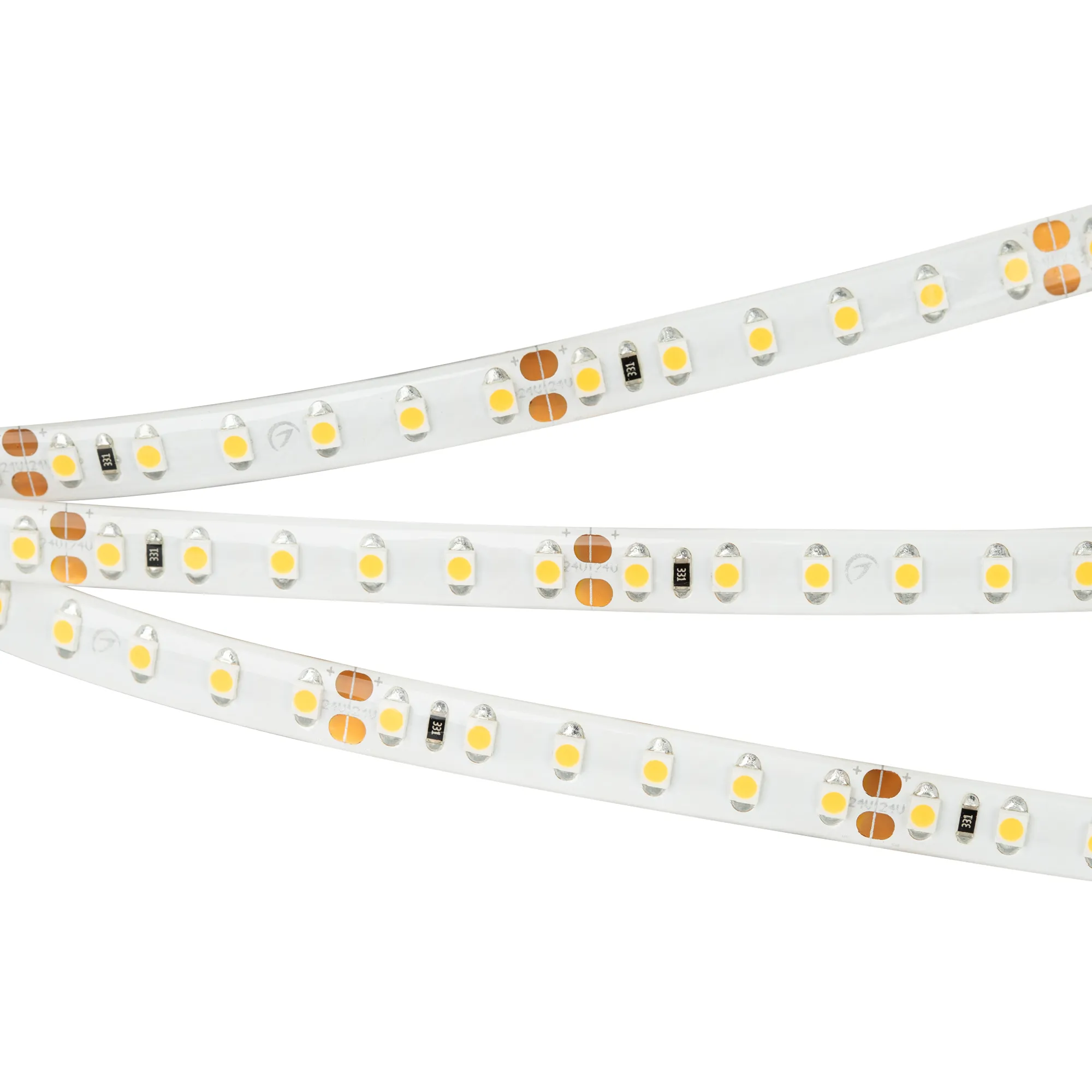 Лента светодиодная RTW 2-5000SE 24V White 2x(3528, 600 LED, LUX) (Arlight, 9.6 Вт/м, IP65) - Изображение