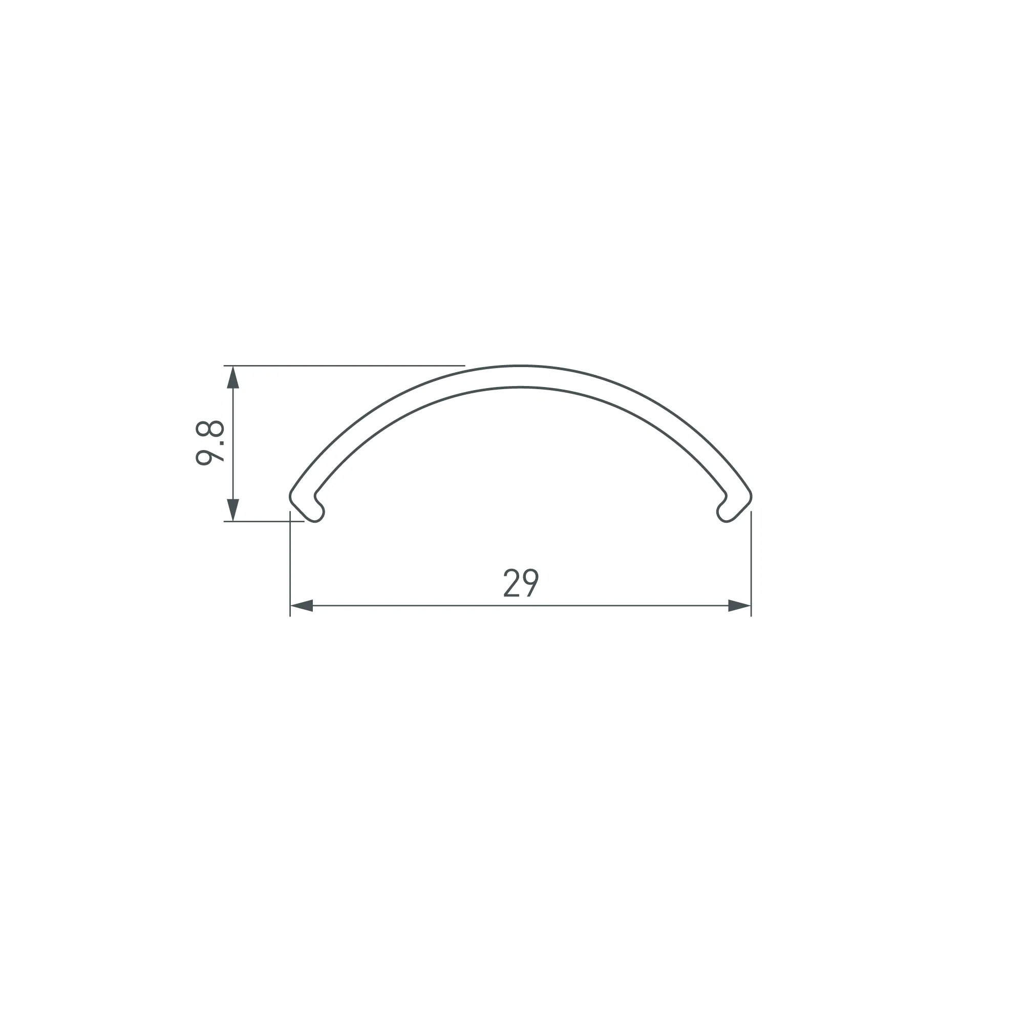 Экран ROUND-D36-360-2500 OPAL (Arlight, -) - Изображение