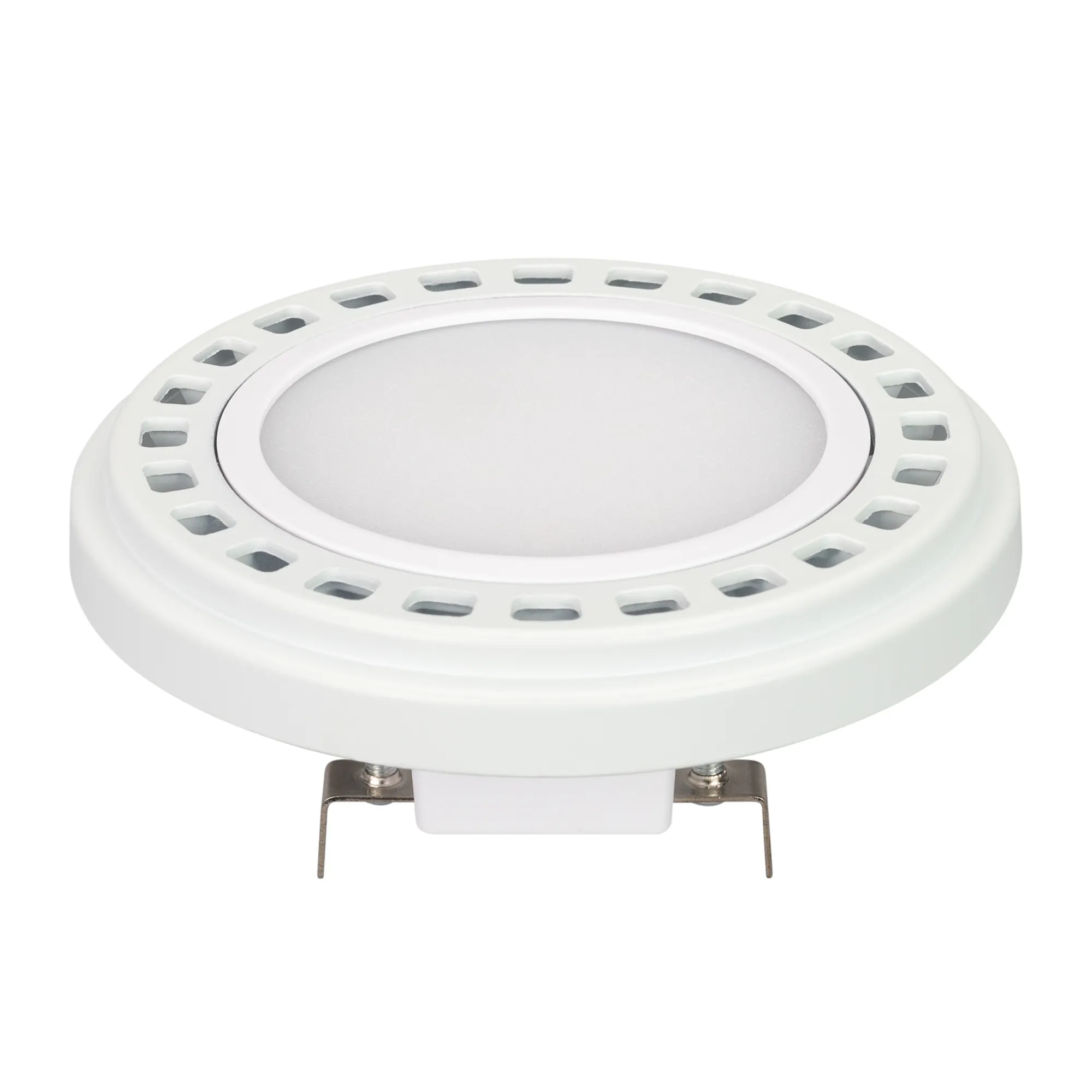 Лампа AR111-UNIT-G53-12W- Warm3000 (WH, 120 deg, 12V) (Arlight, Металл) - Изображение