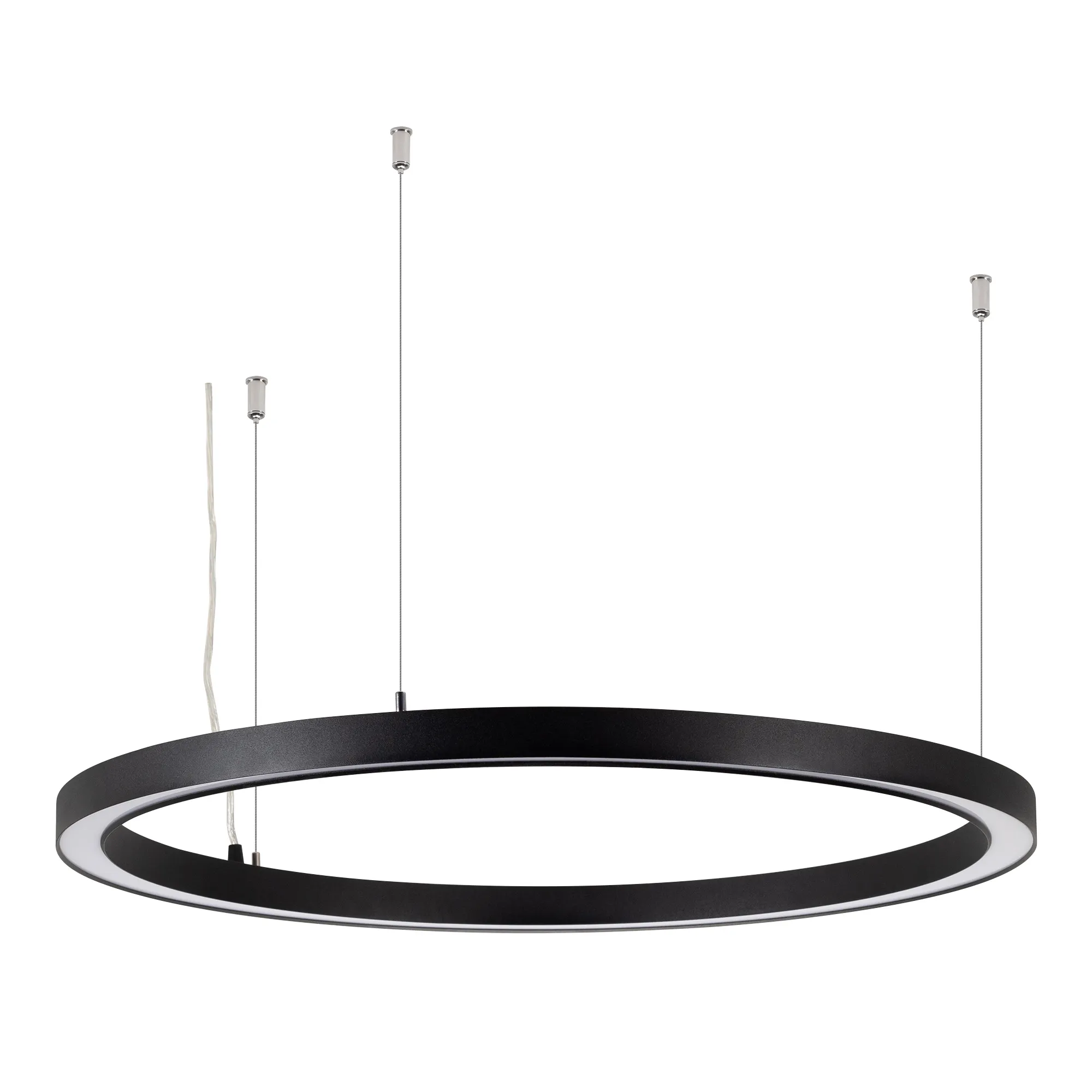 Светильник SP-CIRCLE-HANG-O3535-D900-55W Day4000 (RAL9005, 120 deg, 230V) IP40 LED (Arlight, Алюминий) - Изображение