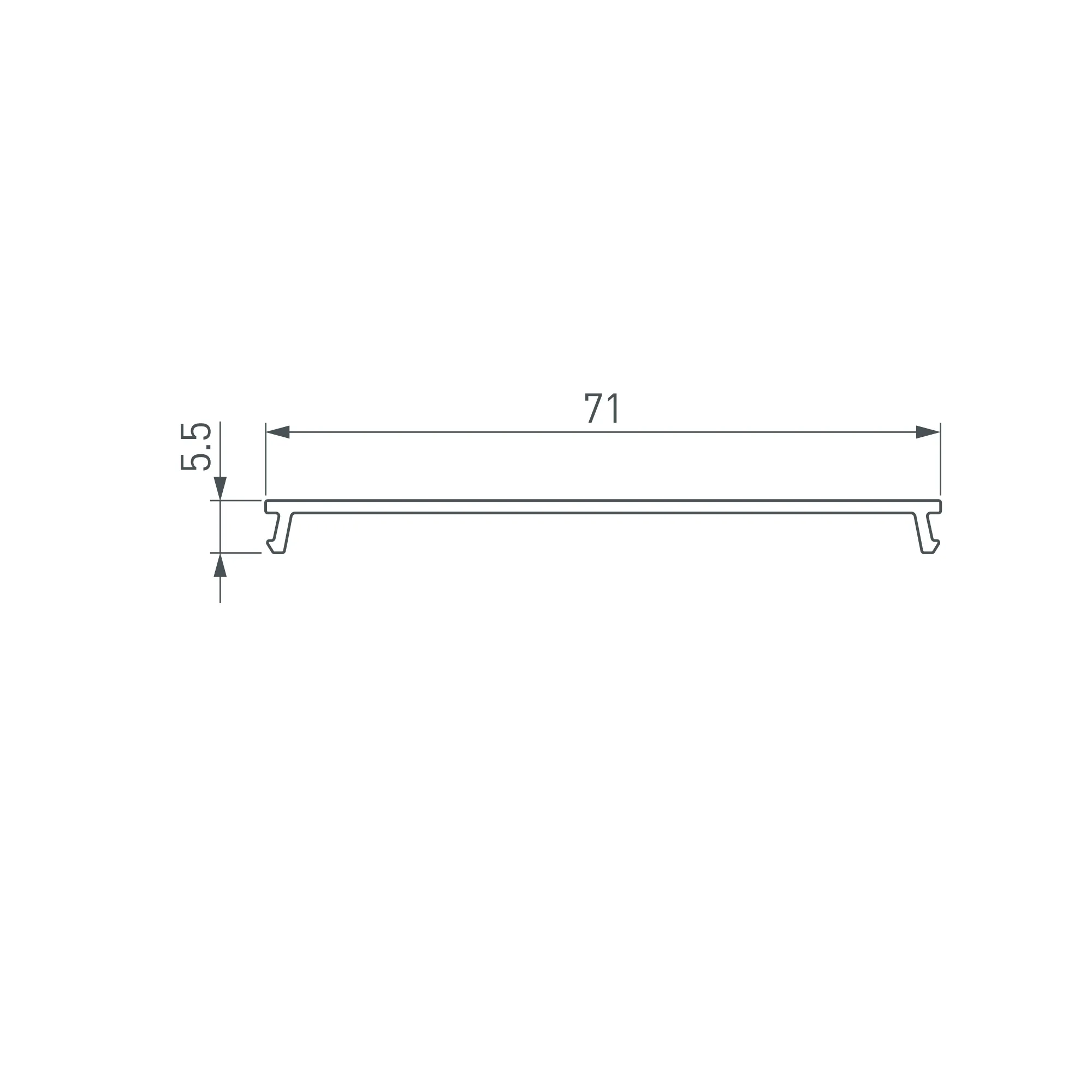 Экран ARH-LINIA72-FANTOM-2000 Opal (Arlight, Пластик) - Изображение