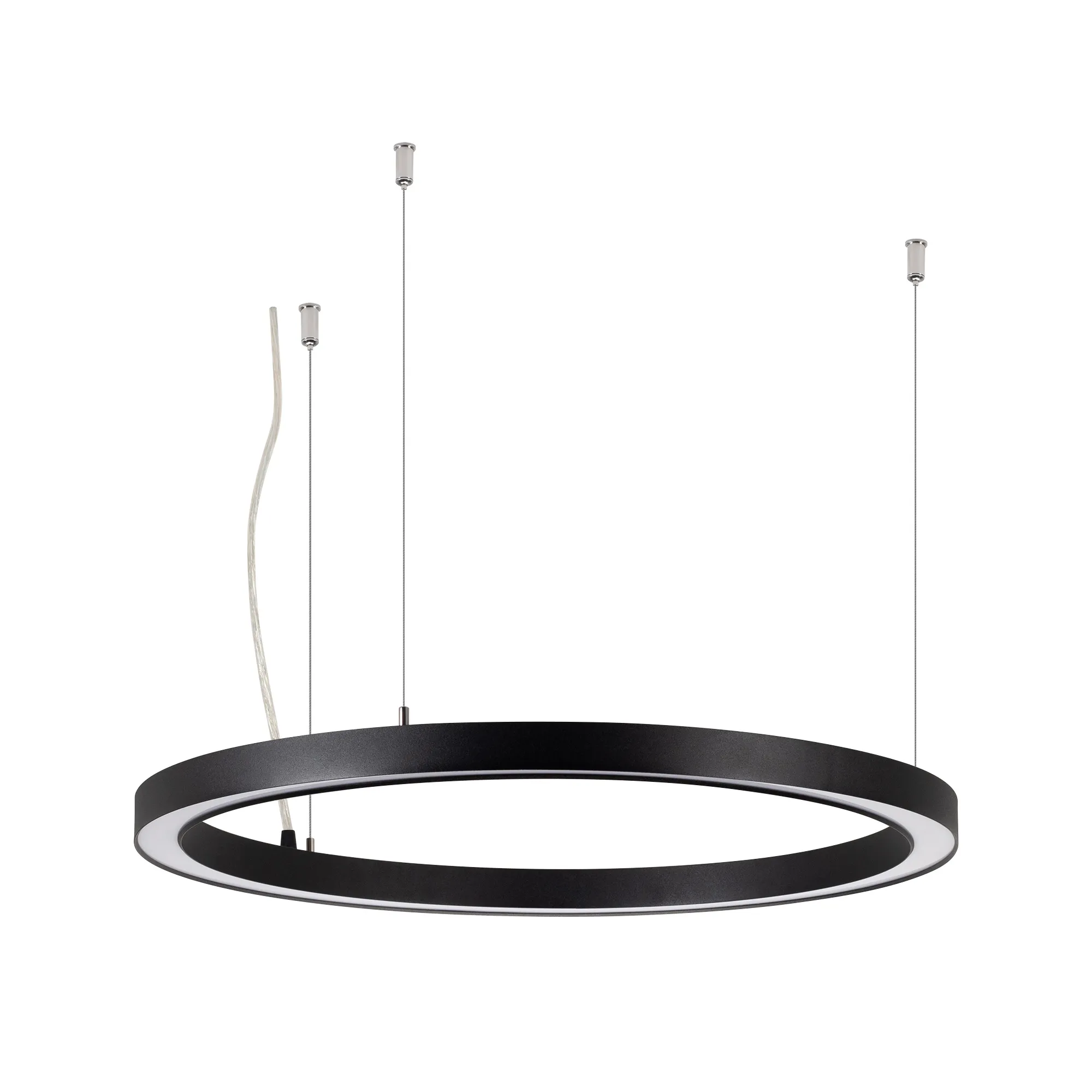 Светильник SP-CIRCLE-HANG-O3535-D600-35W Day4000 (RAL9005, 120 deg, 230V) IP40 LED (Arlight, Алюминий) - Изображение