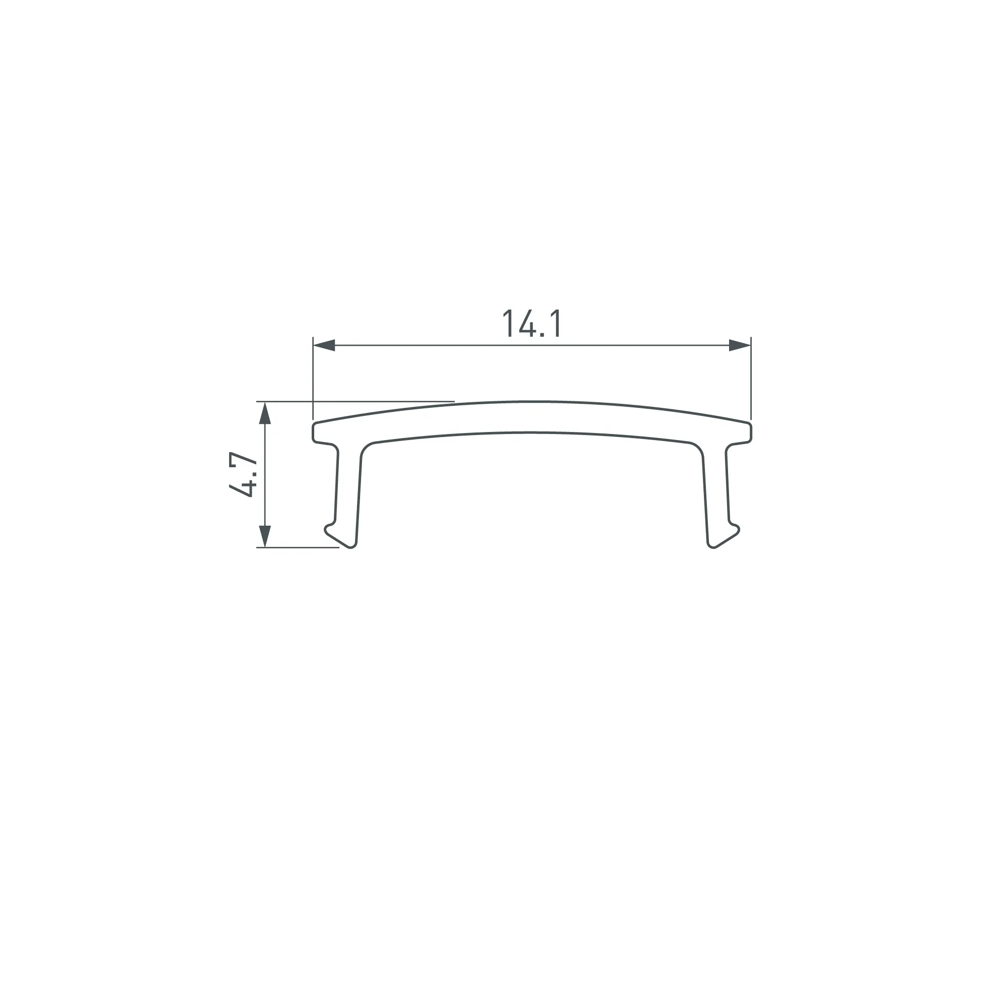 Экран ARH-DECORE-S12 Flat Frost (Arlight, Пластик) - Изображение