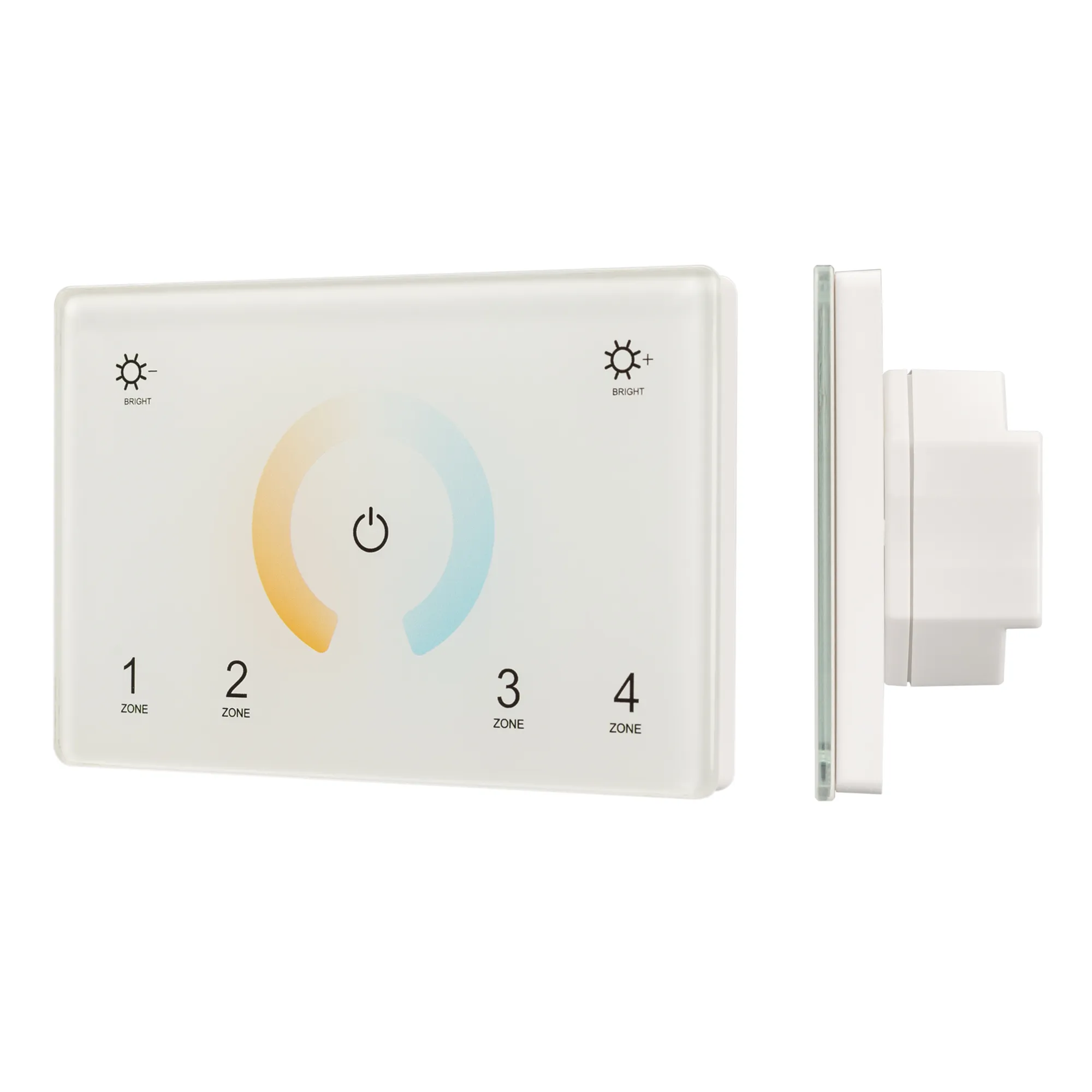 Панель Sens SMART-P81-MIX White (230V, 4 зоны, 2.4G) (Arlight, IP20 Пластик, 5 лет) - Изображение