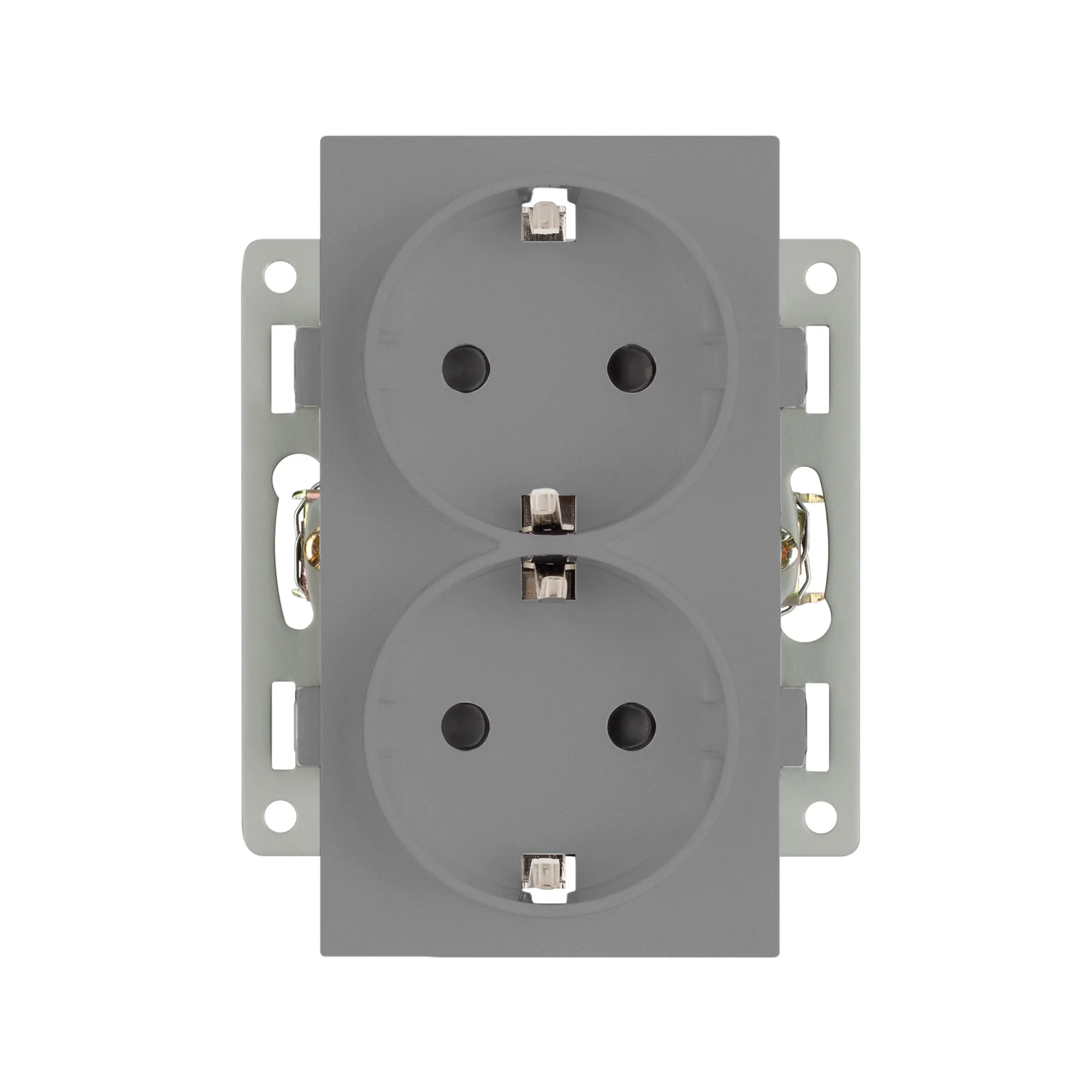 Механизм электрической розетки SCT-MEUD-PL-GR (250V, 16A) (Arlight, -) - Изображение