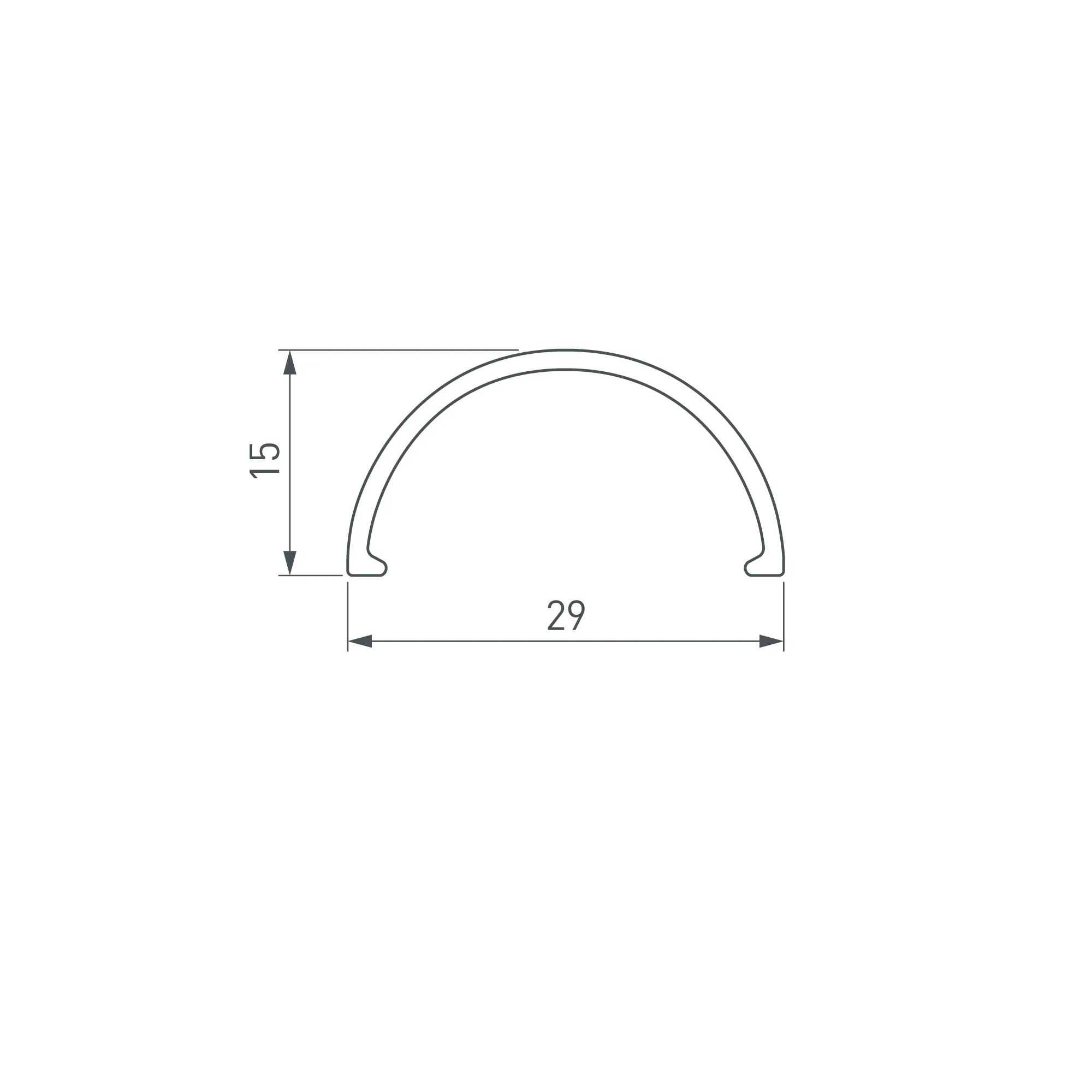 Экран матовый ROUND-D30-DUAL-2000 OPAL (Arlight, Пластик) - Изображение