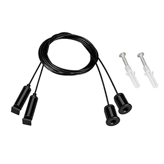 Подвес ARL-S-2x2m Set BLACK (Pad 9x2mm) (Arlight, Металл) - Изображение