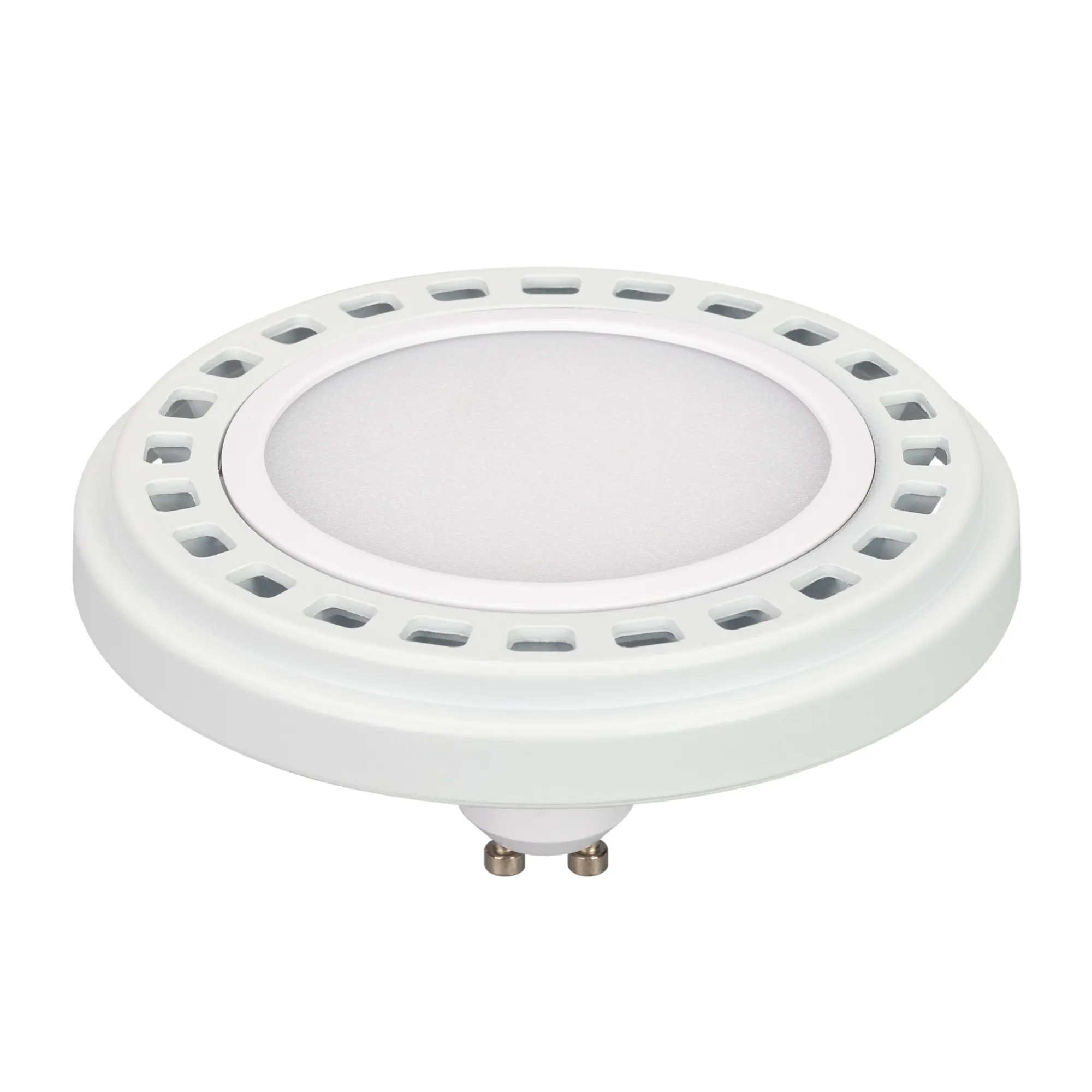 Лампа AR111-UNIT-GU10-15W-DIM Warm3000 (WH, 120 deg, 230V) (Arlight, Металл) - Изображение