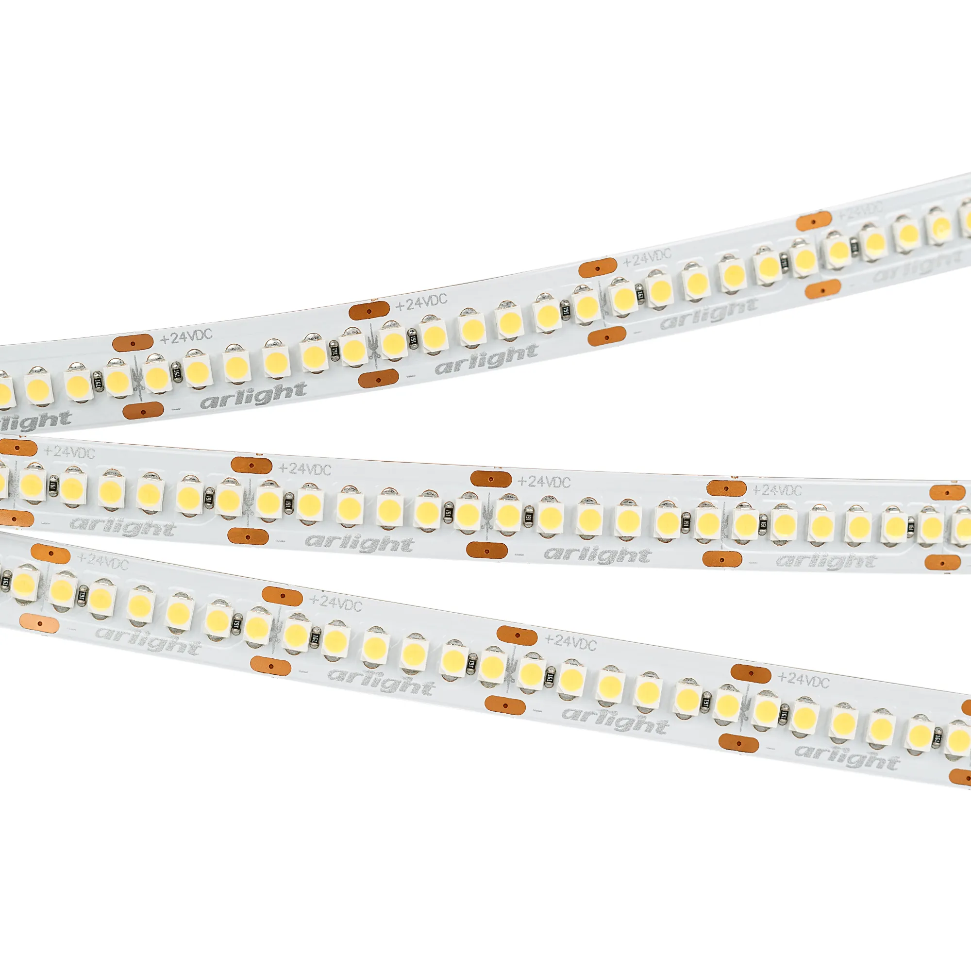 Лента светодиодная RT6-3528-240 24V White6000 4x (1200 LED) (Arlight, 19.2 Вт/м, IP20) - Изображение