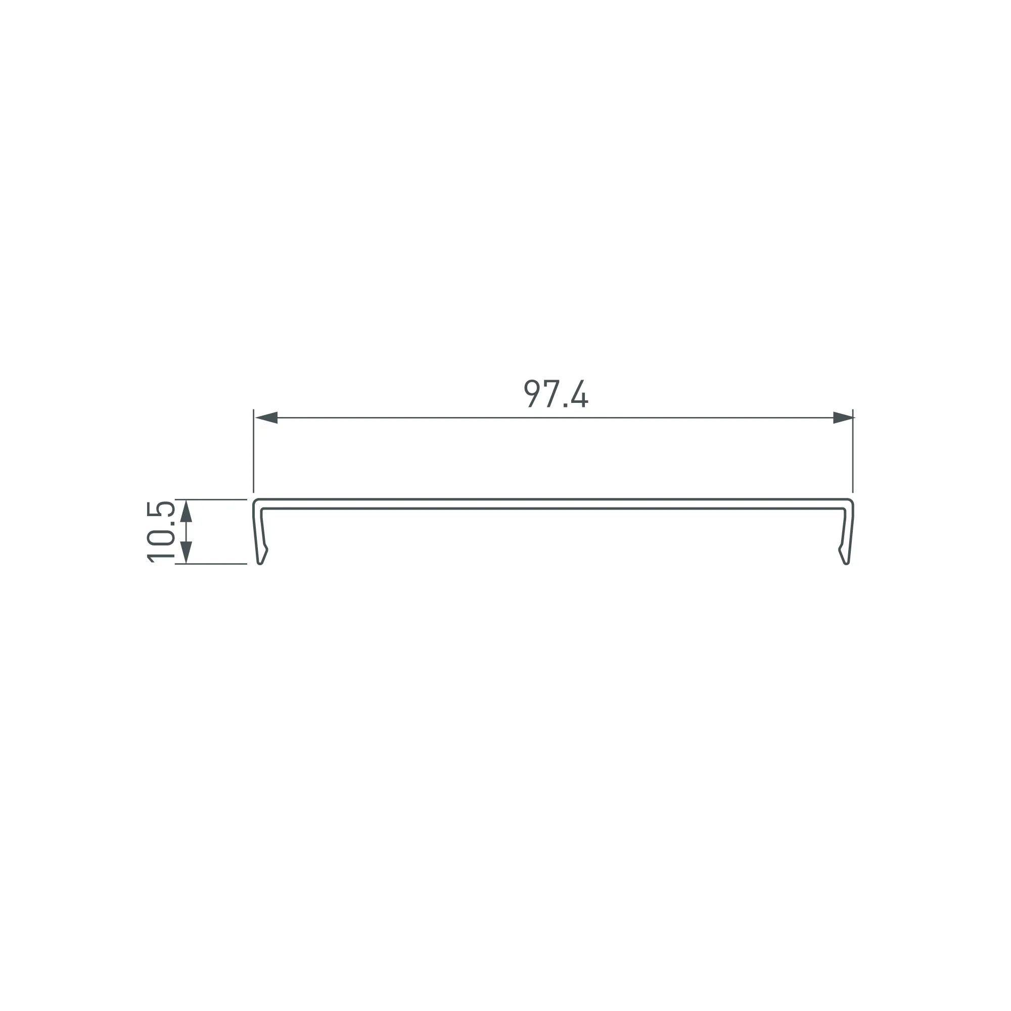 Экран SL-W97-2000 OPAL (Arlight, Пластик) - Изображение