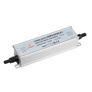 Блок питания ARPV-24100-A1 (24V, 4.16A, 100W) (Arlight, IP67 Металл, 3 года) - Изображение