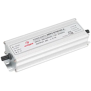 Блок питания ARPV-ST48100-A (48V, 2.1A, 100W) (Arlight, IP67 Металл, 3 года) - Изображение